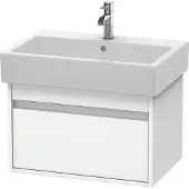 Duravit Waschtischunterschrank Ketho 65x44cm, we matt, 1 Auszug, wandhängend