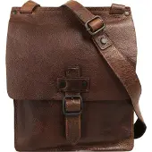Harold's Leder Umhängetasche Aberdeen Crossbag Brown braun