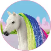 Schleich HORSE CLUB Sofia’s Beauties Haare Beauty Horses Rainbow, Spielzeugfiguren-Frisur, 3 Jahr(e), Brushable hair, Horses, Mehrfarbig