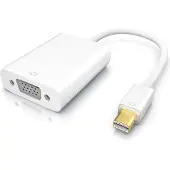 CSL Mini DisplayPort zu VGA Video-Adapter, Full HD MiniDP Stecker zu VGA Buchse Adapter Kabel