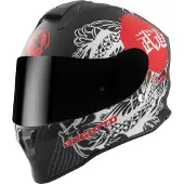 Bogotto H151 Shinee Helm, weiß/rot, XL