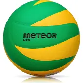 Meteor Volleyball Schulball Spielball Trainingsvolleyball NEX #5 gelb/grün