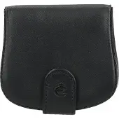 Esquire Leder Geldbörse Logo Coin Wallet Black schwarz