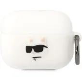 Karl Lagerfeld Silikon NFT Choupette Kopf 3D - AirPods Pro Gehäuse (biały)