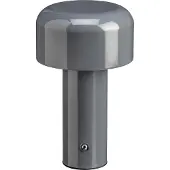 Luxus Europe - Tischlampe Touch Luna Grau - Kabellose LED-Tischlampe für den Innenbereich – USB-C wiederaufladbar