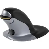 Fellowes 9894501, Beidhändig, Vertikale Ausführung, Laser, RF Wireless, 1200 DPI, Schwarz, Silber