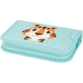 Herlitz 50038251, Weiches Federmäppchen, Polyester, Blau, Abbildung, Reißverschluss, Kind