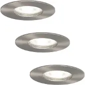 HOFTRONIC™ LED Einbaustrahler 4W 6500K GU10 IP65 Edelstahl 3er Set