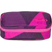 Nitro 24997517, Weiches Federmäppchen, Polyester, Pink, Violett, Violett, Einfarbig, Reißverschluss, 210 mm