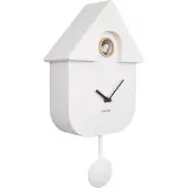 Karlsson - Kuckucksuhr Modern Cuckoo ABS - Weiß - 41x8,5x21,5cm