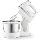 Grunkel AM-350TURBO5BOWL, Standmixer, Weiß, Mixen, 2 l, Kunststoff, Edelstahl, 350 W