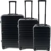 JSA Reisetrolley Set 45610 3er schwarz