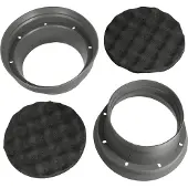 Musway MSB165 | 165mm Silikon-Lautsprechermanschette mit Noppenschaumunterlage