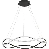 Lyora JINAL LED Deckenleuchte Schwarz 57W Warmweiss 120x80cm dimmbar 9348103