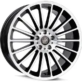 Keskin Tuning 18 Zoll KESKIN KT15 5x112 ET45 Alufelgen BLACK FRONT POLISH