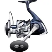 Shimano 21 TwinPower SW C, 14000 XG, Beidhändig, Salzwasser Angelrolle, Frontbremse, TPSW14000XGC
