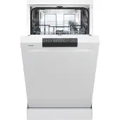 Gorenje GS520E15W Freistehender Geschirrspüler 45cm Weiß - 9 Maßgedecke - 4 Programme - Besteckkorb - Edelstahlbottich - AquaStop - Selbstreinigender Filter - 3 in 1-Funktion