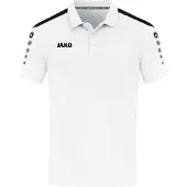 Jako Unisex Polo Power, Farbe:weiß, Größe:L