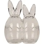 Clayre & Eef Glastopf Ei 14x8x17 cm Transparant Glas