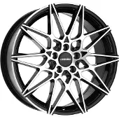 CARMANI Felge 18 Knut 8 Zollx18 Zoll ET35 5x120 black polish CA180818K35BP kompatibel mit BMW 1er Reihe 2er Reihe 3er Reihe 4er Reihe 5er Reihe X1 X3 X4