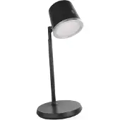Emos LED Akku-Tischlampe 4in1 ABBIE 6W, 300lm, 1500mAh Li-Ion Akku, 33h Leuchtdauer, dimmbar, einstellbare Lichtfarbe, 1,3m USB-Kabel, schwarz, Z7636B