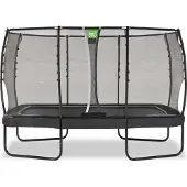 Exit Allure Premium Trampolin 214x366cm, auf Beinen, Rechteckig, Schwarz