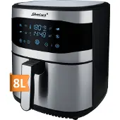 Steba HF 8000 Family Fritteuse, Edelstahlgehäuse, Timer