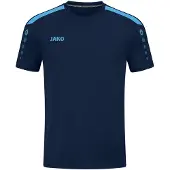 Jako Power Trikot Kurzarm Herren - Marine / Skyblue