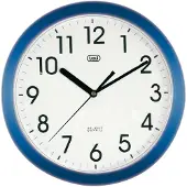 Trevi OM3301, Wand, Quarzuhr, Quadratisch, Blau, Weiß, AA, 25 cm