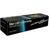 Mojawo 50'er LED Lichterkette Innenbereich warmweiß