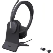 Yealink BH70 Dual with Stand USB-C/A Headset, Kabellos, 20 - 20000 Hz, Büro/Callcenter, 147 g, Kopfhörer, Schwarz