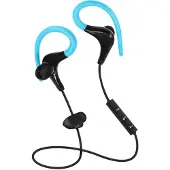 Avizar , Bluetooth-Sportkopfhörer mit Fernbedienung und Mikrofon, Blau