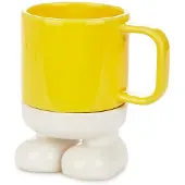 Balvi Keramik Becher Mr. Standy Gelb