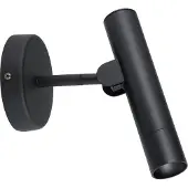 Eglo ALMUDAINA Wand-/Deckenleuchte Lampe Beleuchtung - L11 x H20 x AL20 cm - schwarz - 1X5W inkl. - IP20