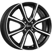 Dezent 18 Zoll Alufelge tn dark 18"x7" 4x108 PCD ET47.5 63.4mm Felge Schwarz