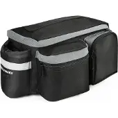Wozinsky Fahrradtasche Gepäcktasche Gepäckträger Fahrrad Bike Radtasche Tasche mit Schulterriemen 6L schwarz