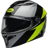 Bell Lithium Shear Grau Gelb Integralhelm Größe S