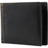 Bruno Banani Leder Geldbörse Arizona Wallet Quer Black schwarz