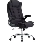 CLP Bürostuhl ergonomisch 150 kg belastbar Thor, Drehstuhl mit modernes Design schwarz