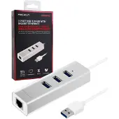 Macally U3HUBGBA, USB 3.2 Gen 1 (3.1 Gen 1) Type-A, Grau