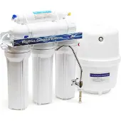 Naturewater NW-RO50-NP35 Umkehrosmoseanlage 190 L/Tag, 5-stufiges Trinkwasser Filtrationssystem, Osmose System inkl. Behälter