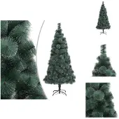 vidaXL Künstlicher Weihnachtsbaum mit Ständer Grün 240 cm PET - Weihnachtsbäume