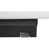 TRIO Wandlampe Mattimo 80cm schwarz