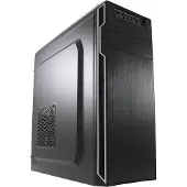 LC-Power 7038B, Midi Tower, PC, Schwarz, ATX, micro ATX, Mini-ITX, Metall, 14,5 cm