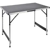 Huismerk Alu Universaltisch höhenverstellbar - 100 x 60 cm - Klapptisch Camping Garten Tisch