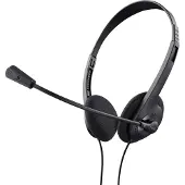 Trust 21665, Kabelgebunden, Anrufe/Musik, 70 - 20000 Hz, 75 g, Kopfhörer, Schwarz