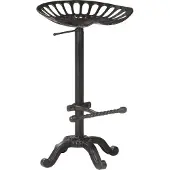 vidaXL Design Möbel Barhocker Schwarz Gusseisen - 2024 Neu