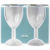 Mepal campinggeschirr - Kunststoff Weinglas 300 ml SAN, Set mit 2 Stück - Camping gläser