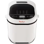 Moulinex OW2101, 1 kg, Startzeitvorwahl, Variable einstellbare Krustenbräunung, Warmhaltefunktion, 720 W, Weiß