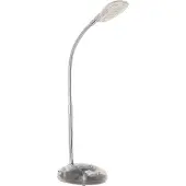 Brilliant LED Tischleuchte Timmi | zeitlose Bürolampe | Kunststoff/Metall | transparent | Individuell einstellbar